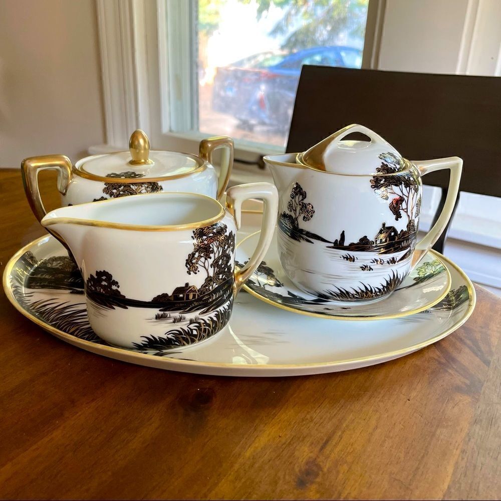 Noritake Morimura Brothers Tea Set made in nippon